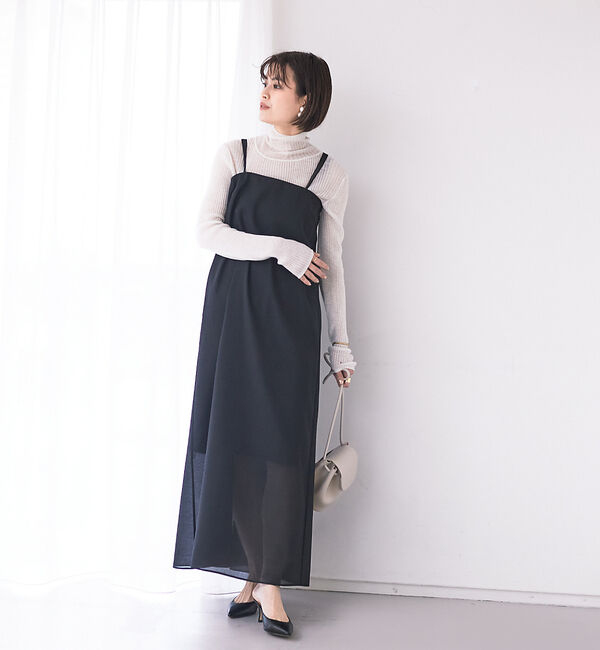 Rouge vif「【BELLE ROBE】シアーリボンワンピース」|ワンピース|