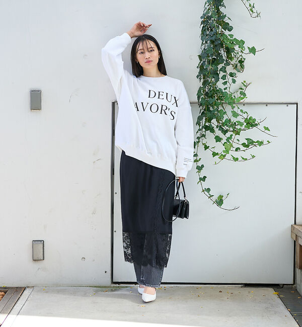 Rouge vif「裾レース巻きスカート」|スカート|