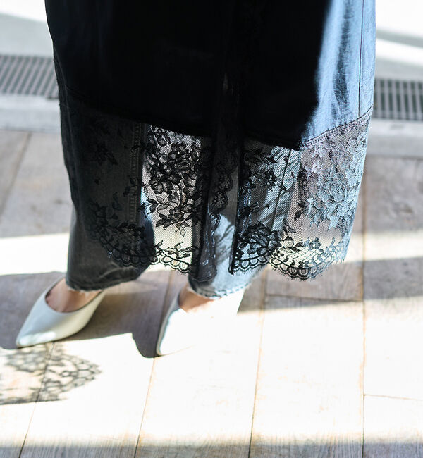 Rouge vif「裾レース巻きスカート」|スカート|