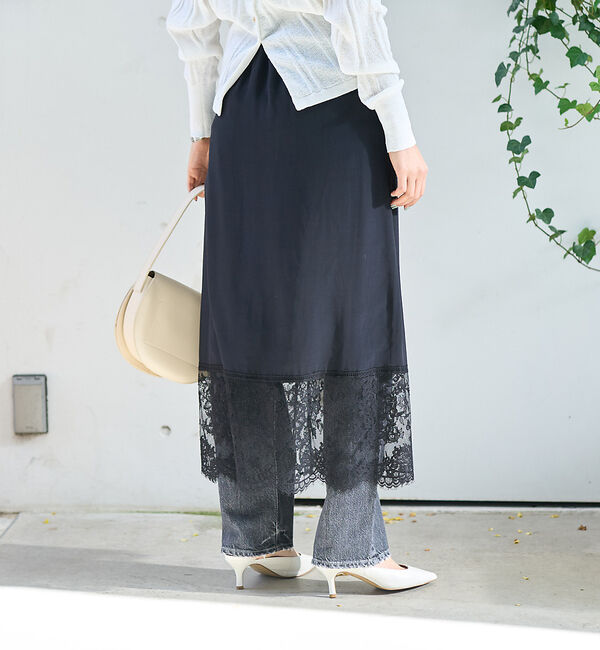 Rouge vif「裾レース巻きスカート」|スカート|