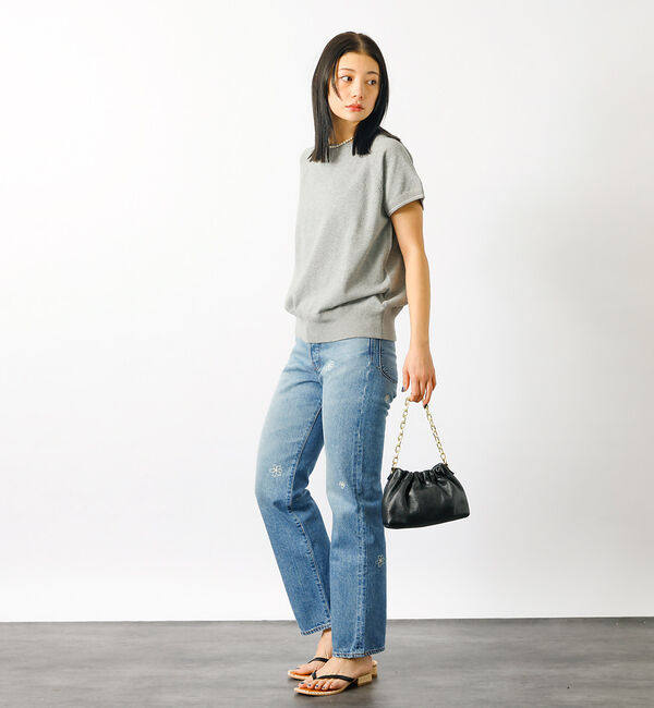 Rouge vif「【PAOLO BOVE / パオロ ボーヴ】ヒール トングサンダル / ラフィア」|サンダル|