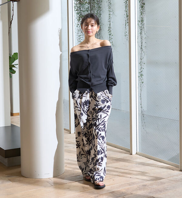 Rouge vif「オフショルダー2WAYカーディガン」|カーディガン|