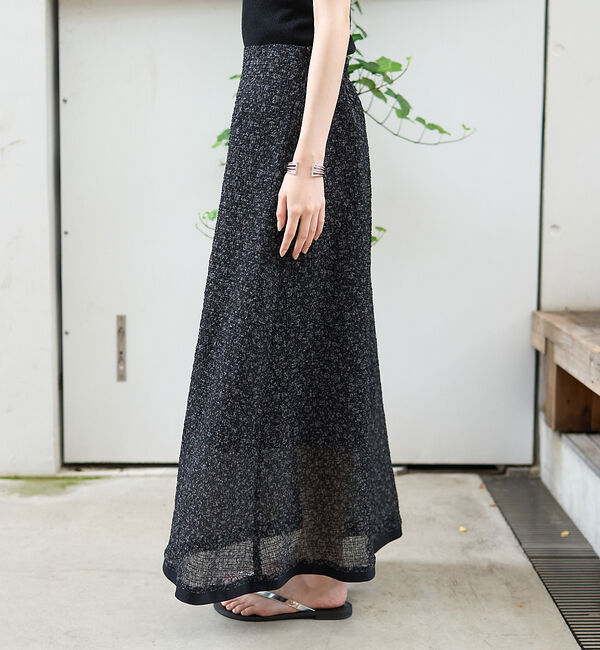 Rouge vif「ストレッチサッカープリントスカート」|スカート|