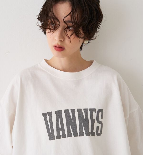 Rouge vif「【REMI RELIEF/レミレリーフ】別注 VANNES ロゴTEE/Tシャツ」|Tシャツ・カットソー|