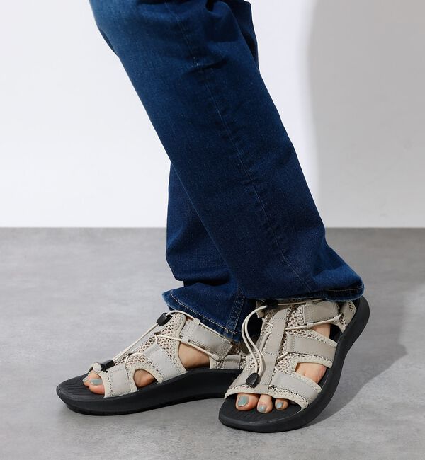 Rouge vif「【BUMPY / バンピー】 SPORTS RF0485/バンピースポーツサンダ」|サンダル|