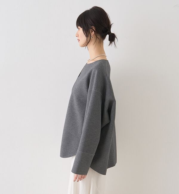 Rouge vif「ダブルフェイスプルオーバーブラウス」|シャツ・ブラウス|