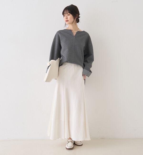 Rouge vif「ダブルフェイスプルオーバーブラウス」|シャツ・ブラウス|