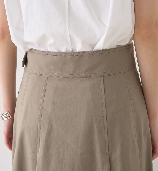 Rouge vif「タックグルカベルト マキシスカート」|スカート|