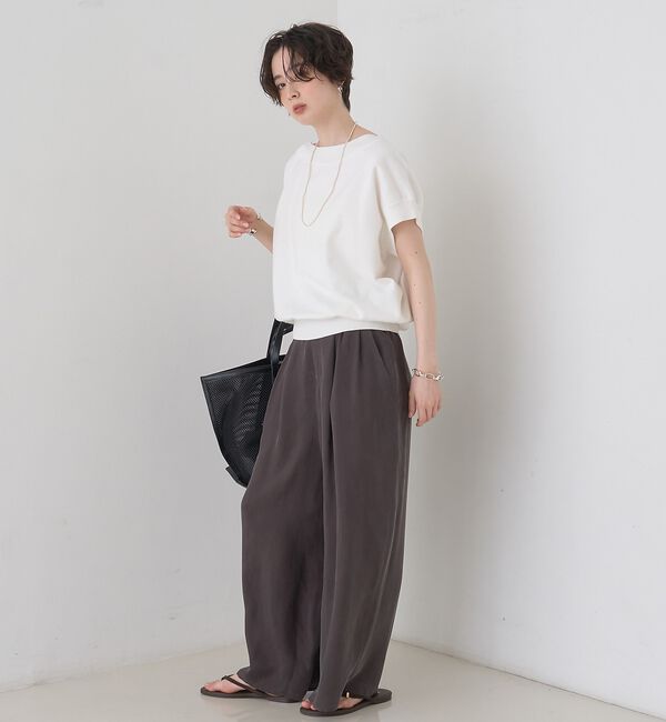 Rouge vif「スレッド編裏毛風ニットプルオーバー」|ニット・セーター|