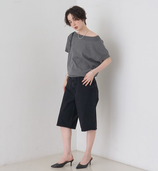 Rouge vif「スレッド編裏毛風ニットプルオーバー」|ニット・セーター|