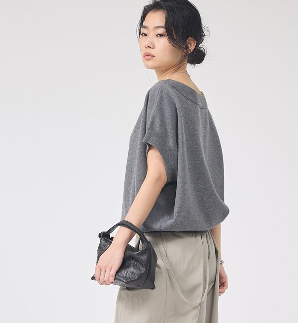 Rouge vif「スレッド編裏毛風ニットプルオーバー」|ニット・セーター|