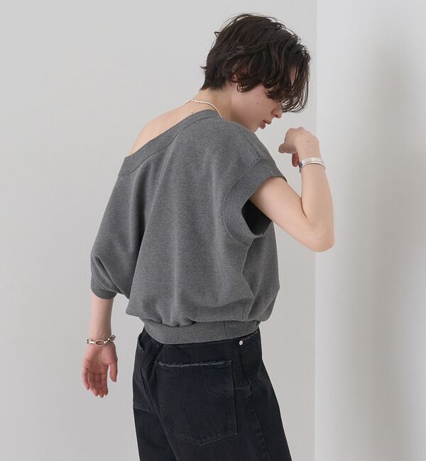 Rouge vif「スレッド編裏毛風ニットプルオーバー」|ニット・セーター|