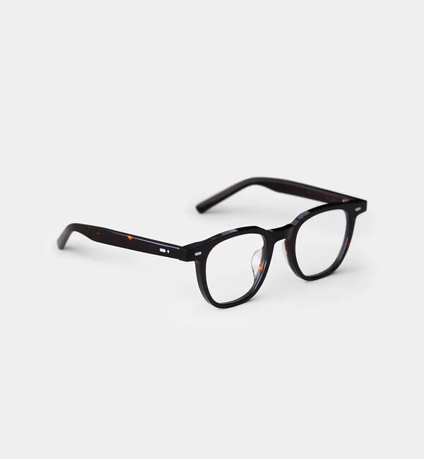 Rouge vif「【SEESON／シーズン】AUDE スクエアフレーム オーバル メガネ」|メガネ|ダークブラウン