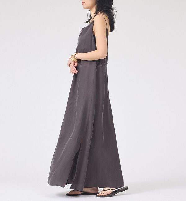 Rouge vif「キュプラフィブリルキャミワンピース【予約】」|ワンピース|グレー