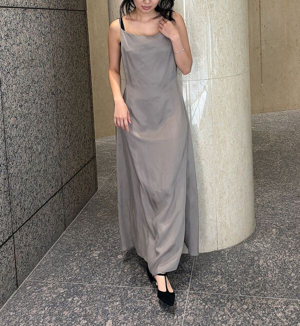 Rouge vif「キュプラフィブリルキャミワンピース【予約】」|ワンピース|