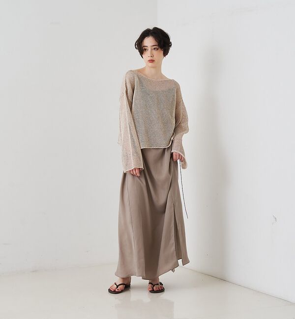 Rouge vif「キュプラフィブリルキャミワンピース【予約】」|ワンピース|