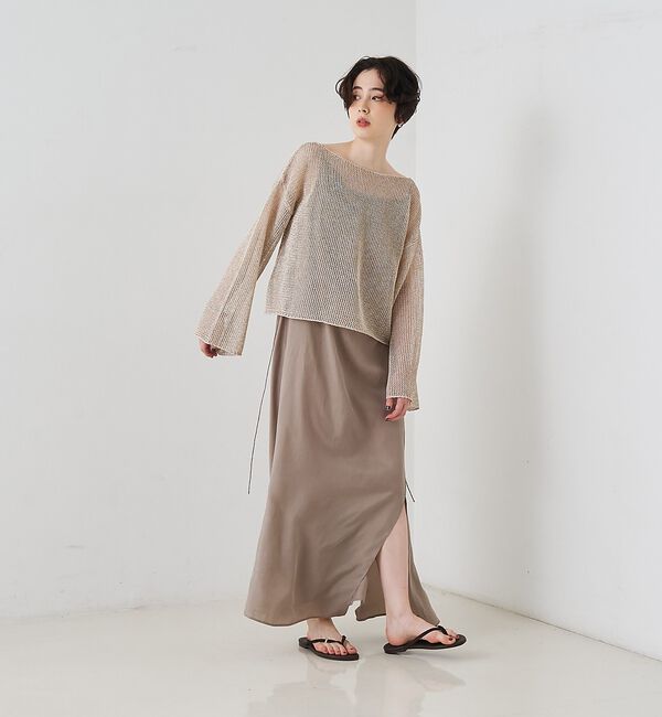 Rouge vif「キュプラフィブリルキャミワンピース【予約】」|ワンピース|