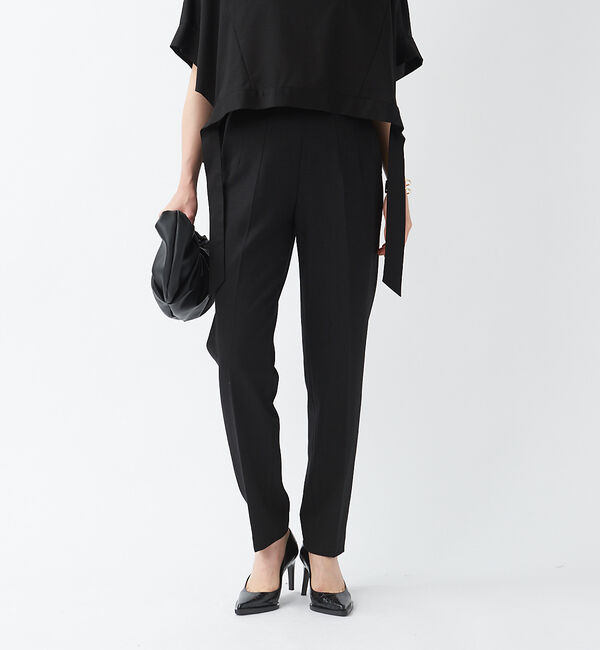 qualite「【セットアップ対応】スラブシャークスキンハイウエストパンツ」|その他|