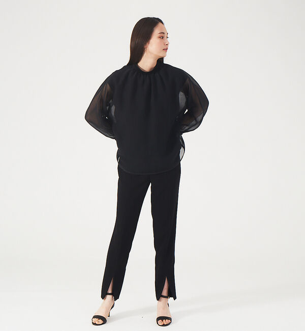 qualite「【セットアップ対応】スリムテーパードスリットパンツ」|その他|