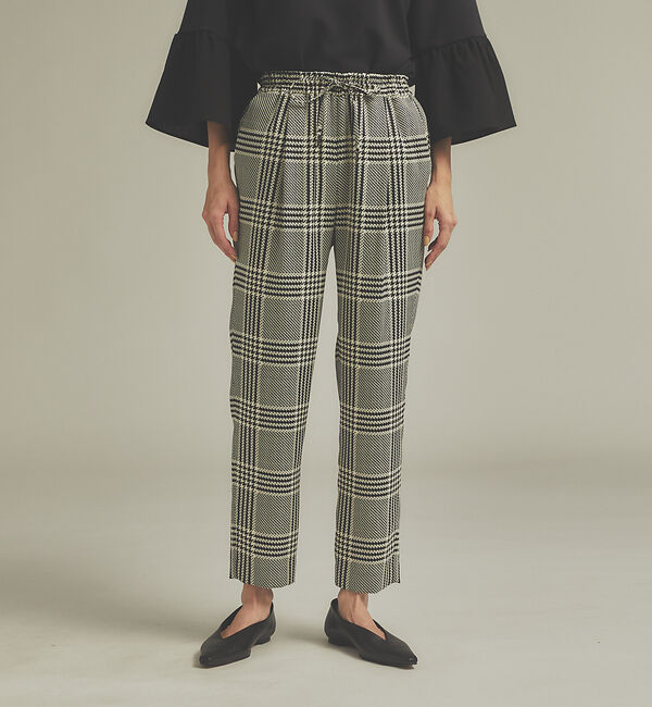 qualite「ビッグチェックドロストパンツ」|その他|