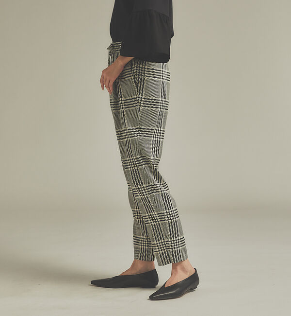 qualite「ビッグチェックドロストパンツ」|その他|