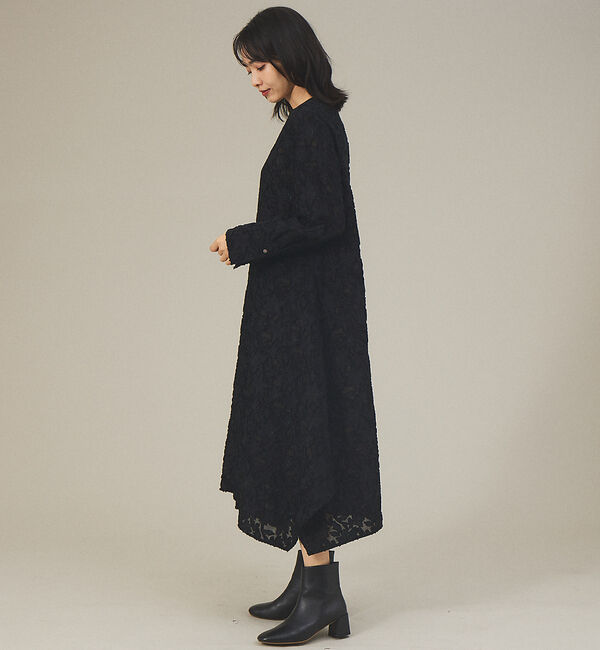 qualite「カットジャガードワンピース」|ワンピース|