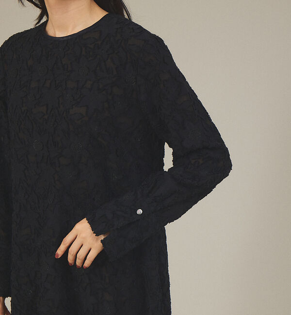 qualite「カットジャガードワンピース」|ワンピース|