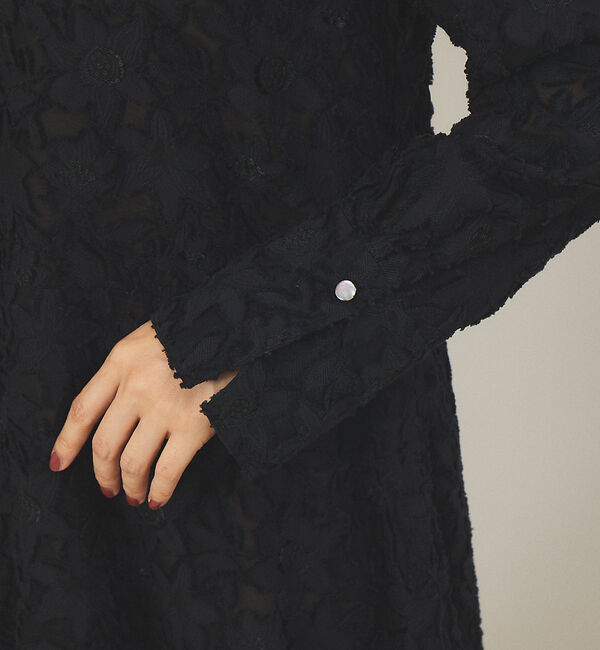 qualite「カットジャガードワンピース」|ワンピース|