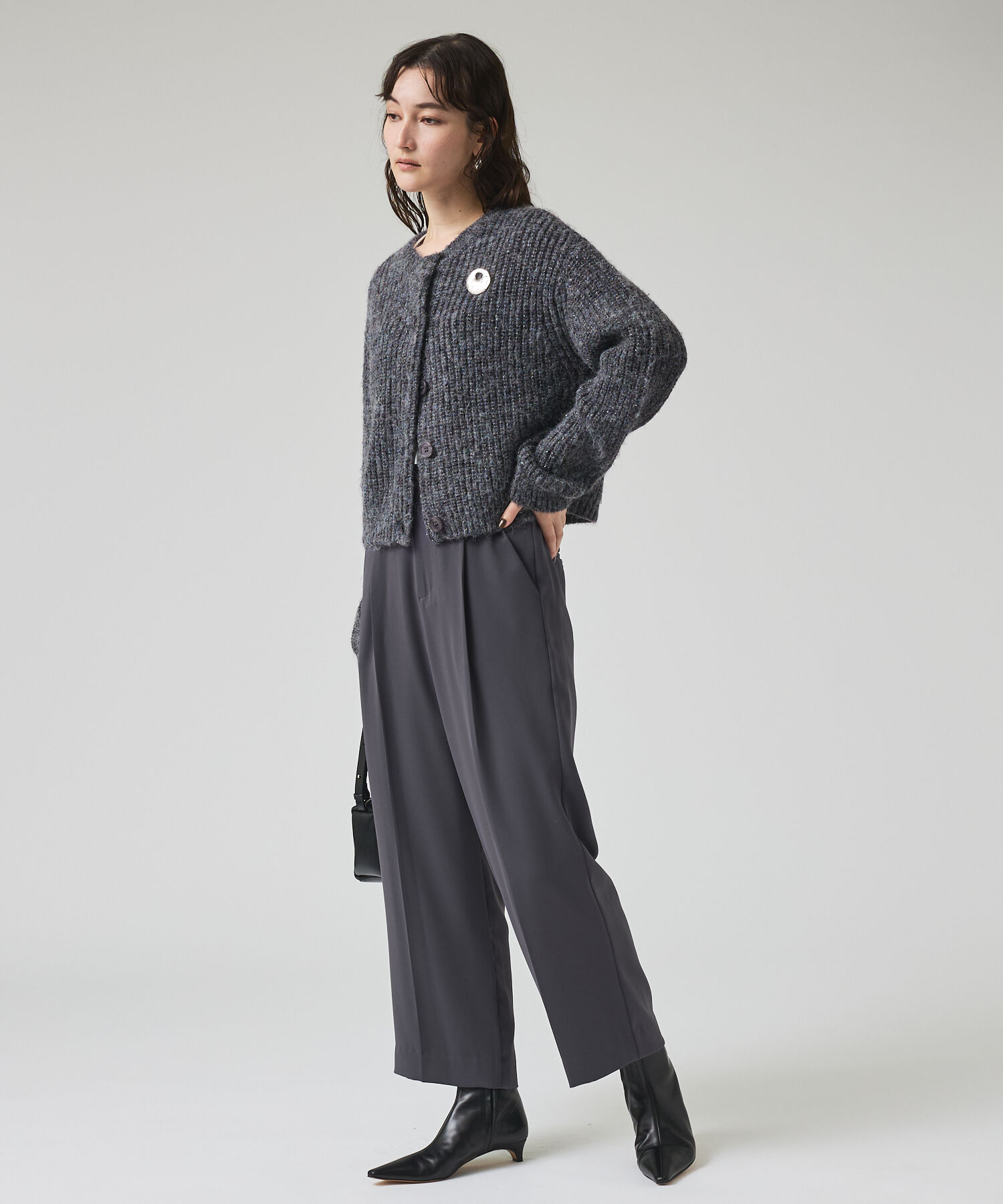 qualite「マットサテンストレートパンツ」|その他|