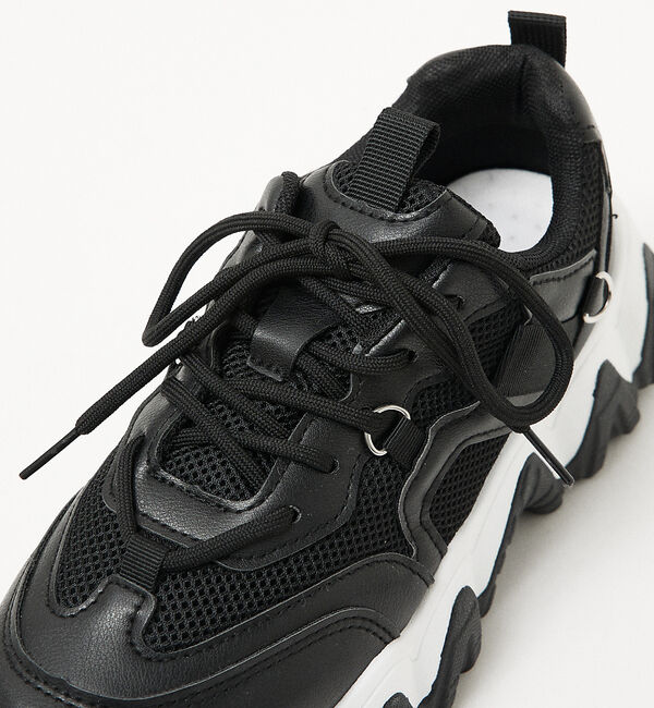 AU BANNISTER「【LAROUTE/軽量】レースアップ 厚底スニーカー」|スニーカー|