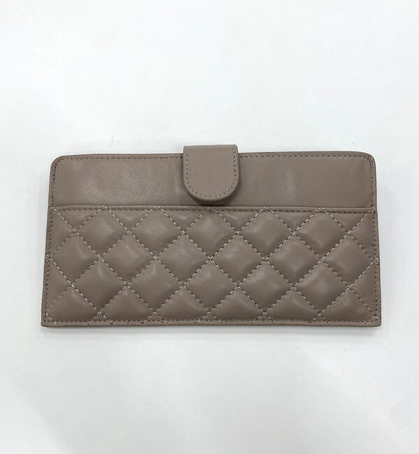 LOWELL things「Quilty/キルティング長財布」|財布|グレージュ