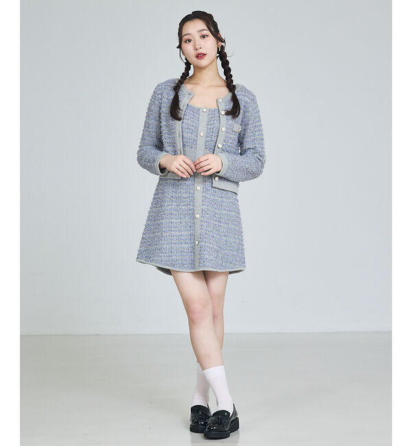 SELFIST「ラメフリンジミニワンピース」|ワンピース|