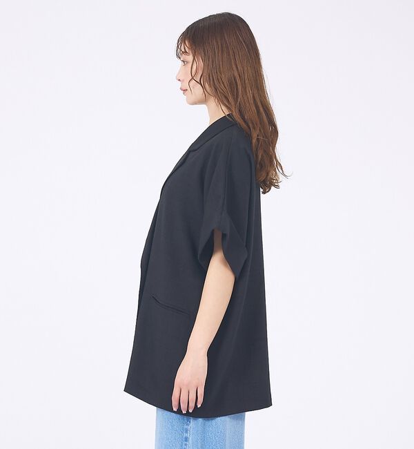 abahouse mavie「【大好評につき再登場！】ハーフスリーブジャケット」|テーラードジャケット|