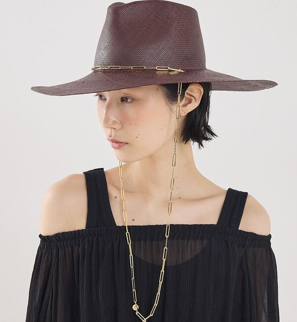 The Store by C' 「【VAN PALMA】LIVY JR／チェーン付きパナマハット【予約】」|その他|