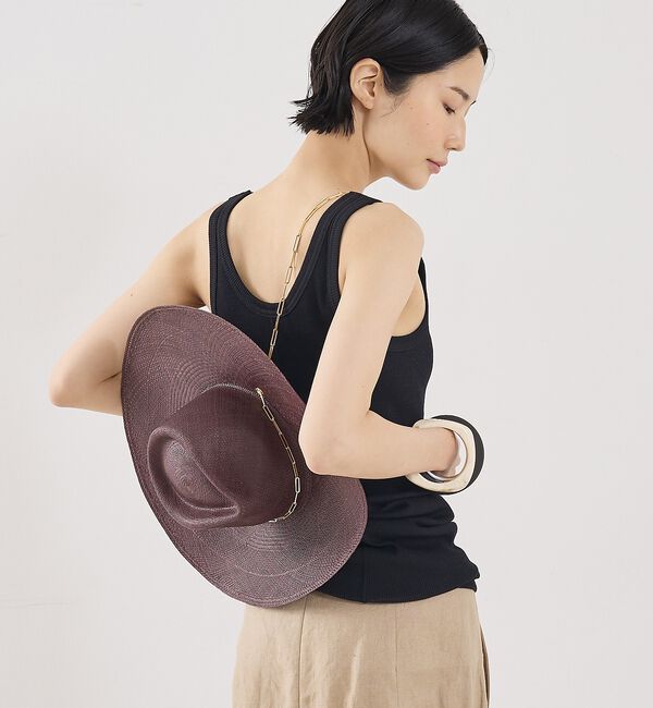 The Store by C' 「【VAN PALMA】LIVY JR／チェーン付きパナマハット【予約】」|その他|