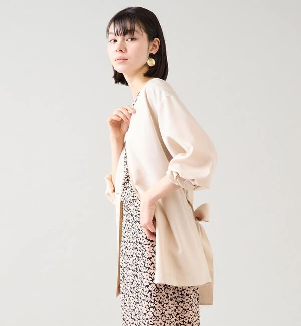 TIARA「リボンベルトジャケット」|シャツ・ブラウス|