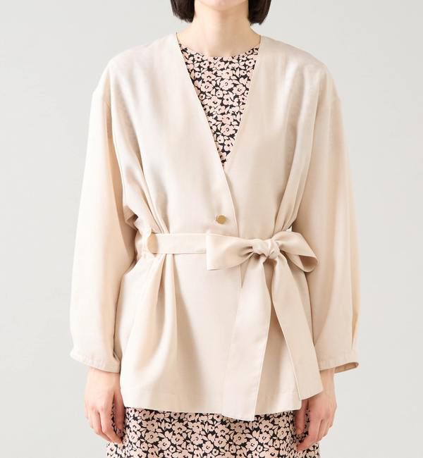TIARA「リボンベルトジャケット」|シャツ・ブラウス|