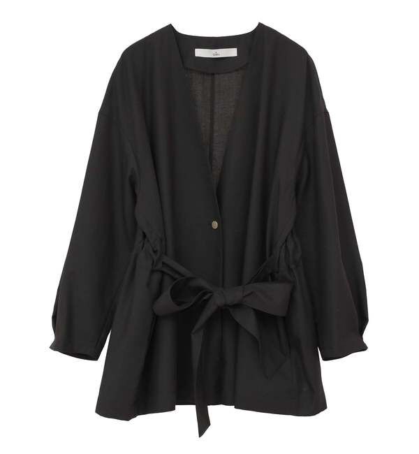 TIARA「リボンベルトジャケット」|シャツ・ブラウス|