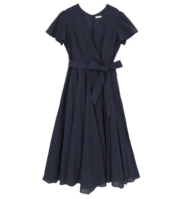 TIARA「【MARIHA/マリハ】マドモアゼルのドレスショートスリーブ」|ワンピース|ネイビー