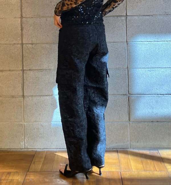 A_「【BAUM UND PFERDGARTEN/バウムウンドヘルガーテン】フラワージャカードカードパンツ」|カーゴ|