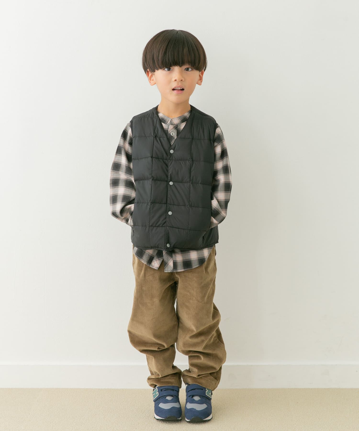 URBAN RESEARCH DOORS「TAION　V-NECK BUTTON DOWN VEST(KIDS)」|その他|