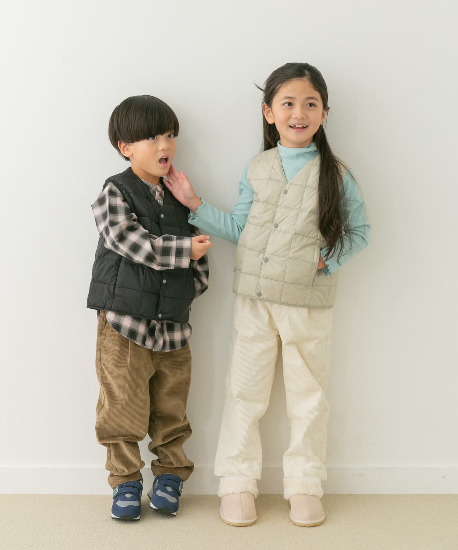 URBAN RESEARCH DOORS「TAION　V-NECK BUTTON DOWN VEST(KIDS)」|その他|