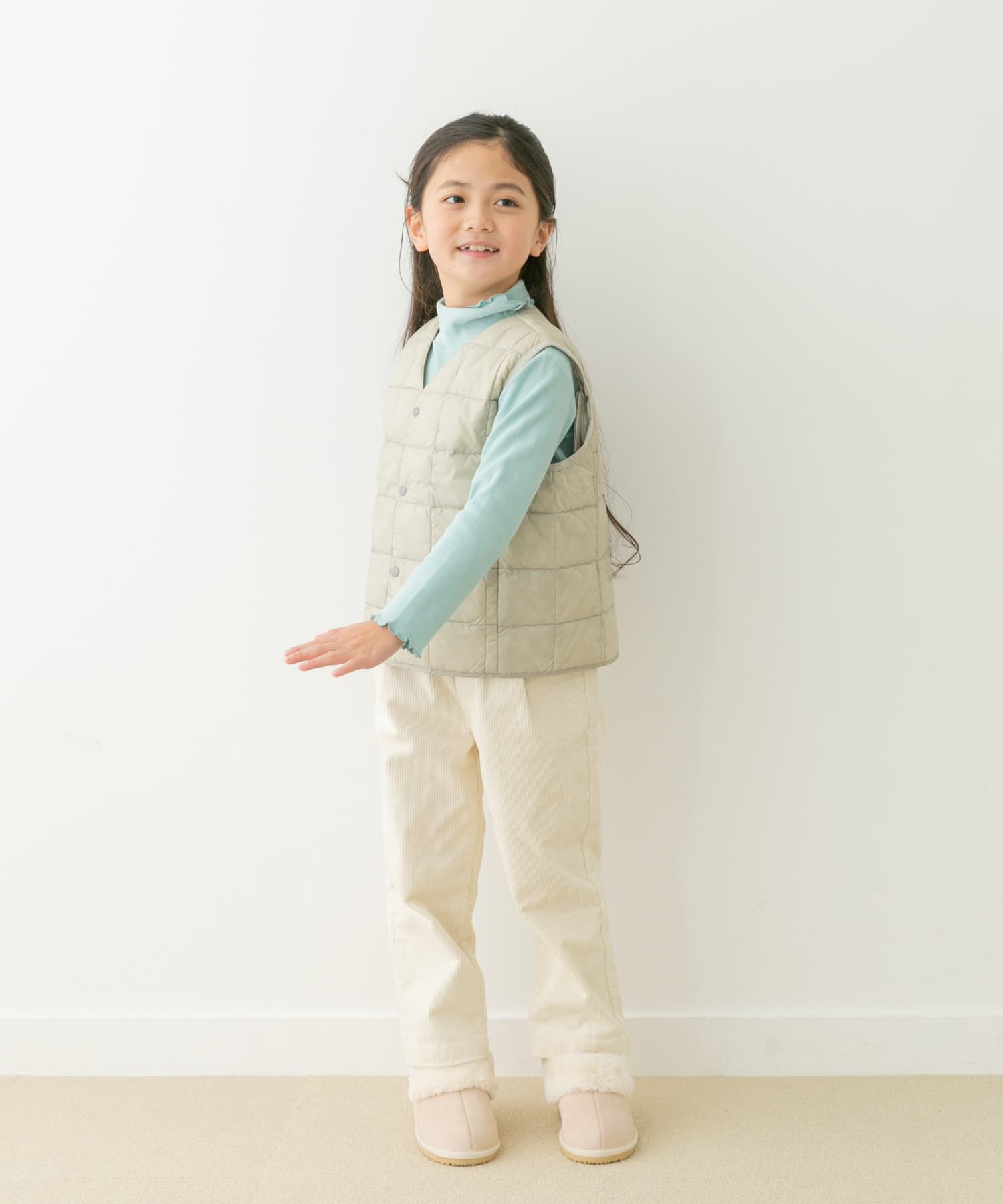 URBAN RESEARCH DOORS「TAION　V-NECK BUTTON DOWN VEST(KIDS)」|その他|