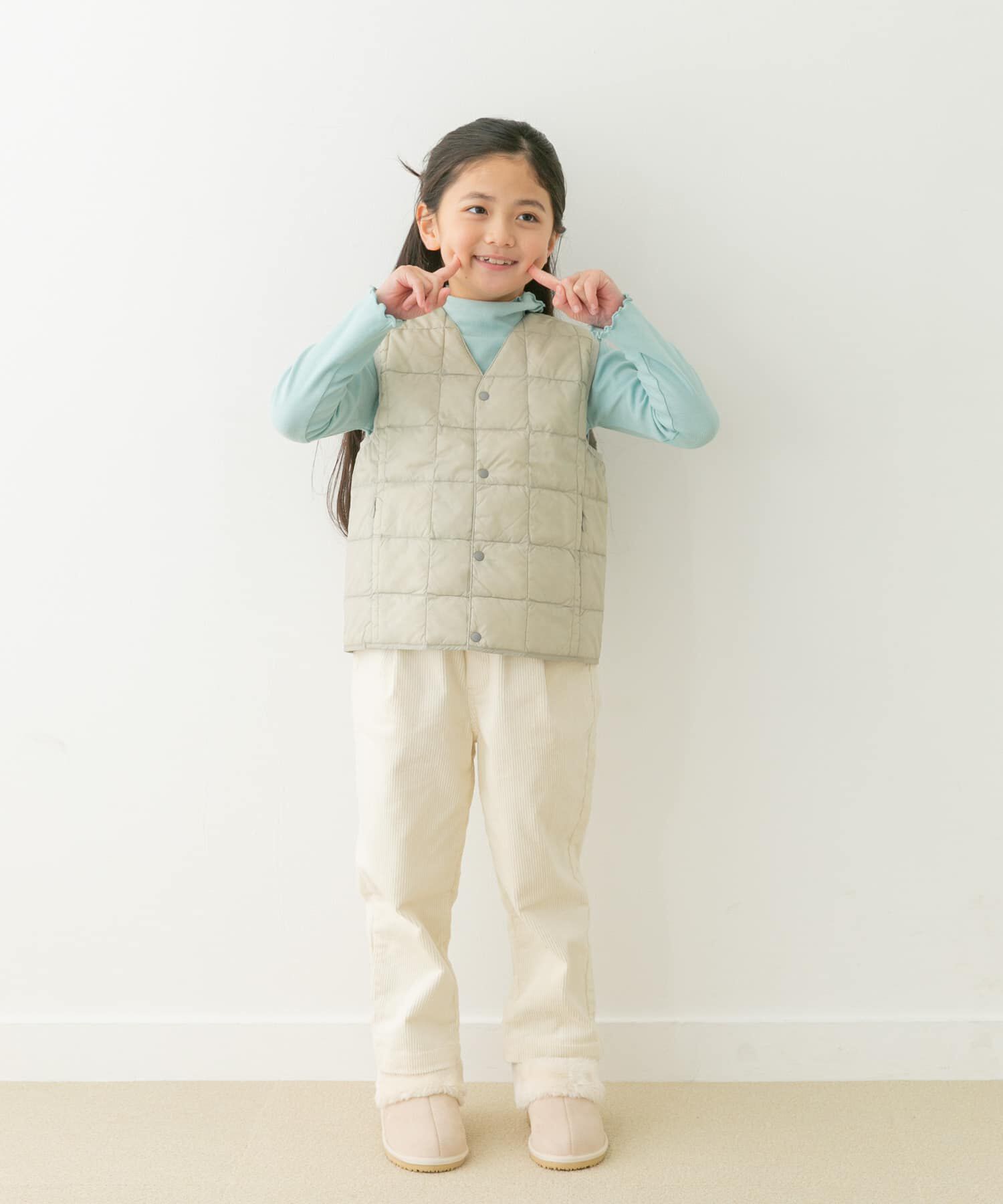 URBAN RESEARCH DOORS「TAION　V-NECK BUTTON DOWN VEST(KIDS)」|その他|