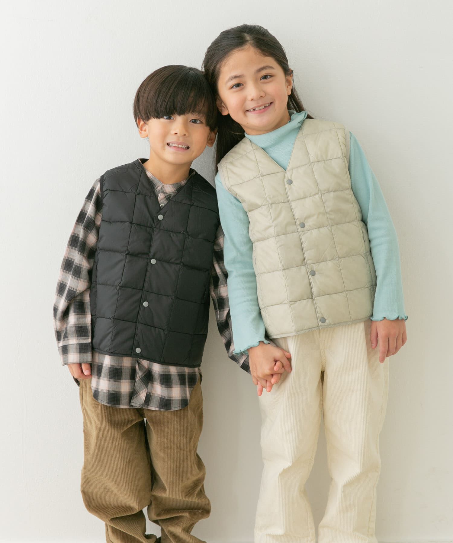 URBAN RESEARCH DOORS「TAION　V-NECK BUTTON DOWN VEST(KIDS)」|その他|