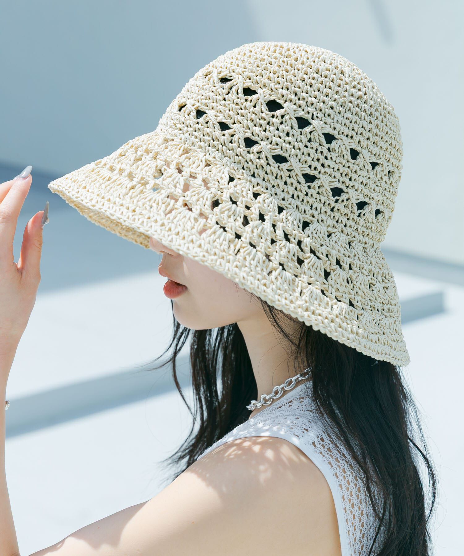 SMELLY「シェルアミモチーフハット」|ハット|