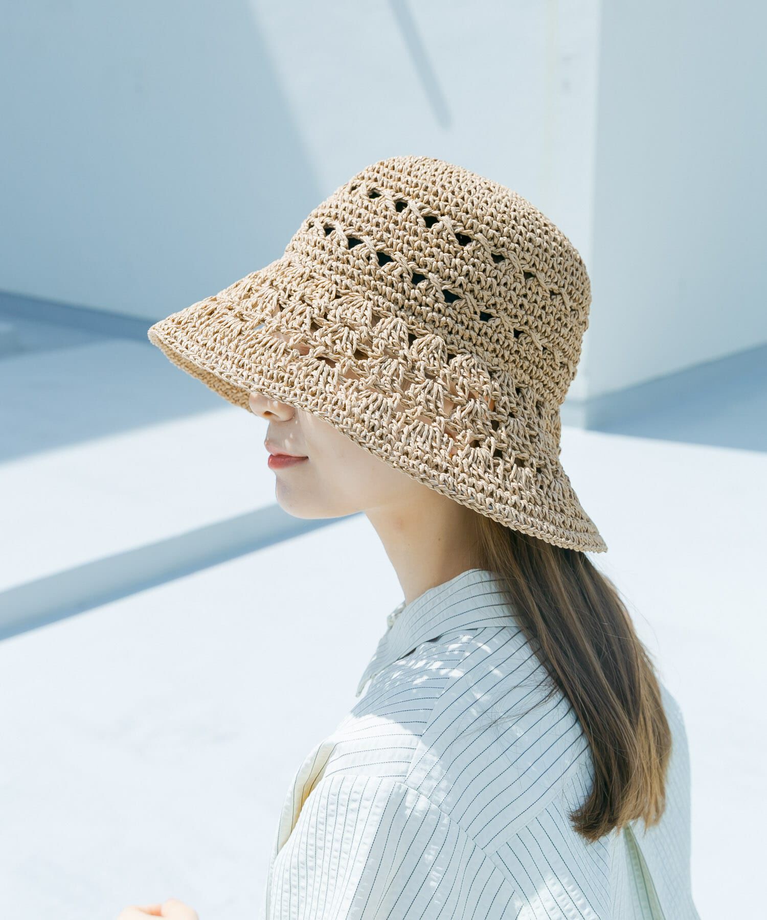 SMELLY「シェルアミモチーフハット」|ハット|