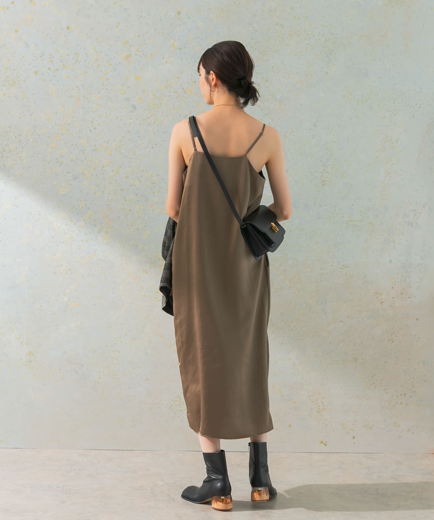 URBAN RESEARCH ROSSO「サテンキャミワンピース」|ワンピース|