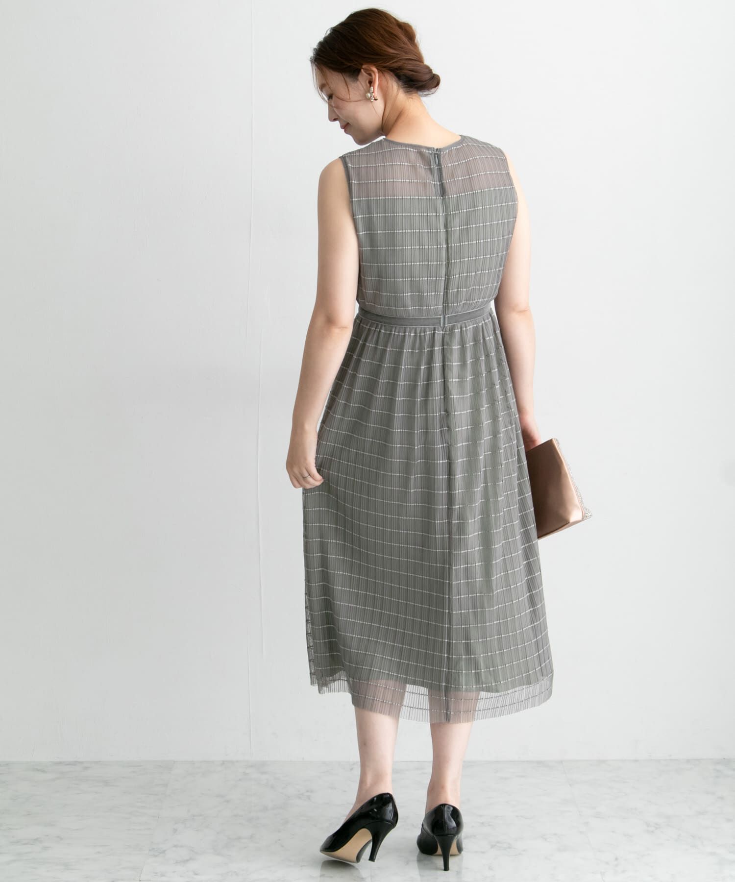 URBAN RESEARCH ROSSO「ボーダーチュールドレス」|ワンピース|