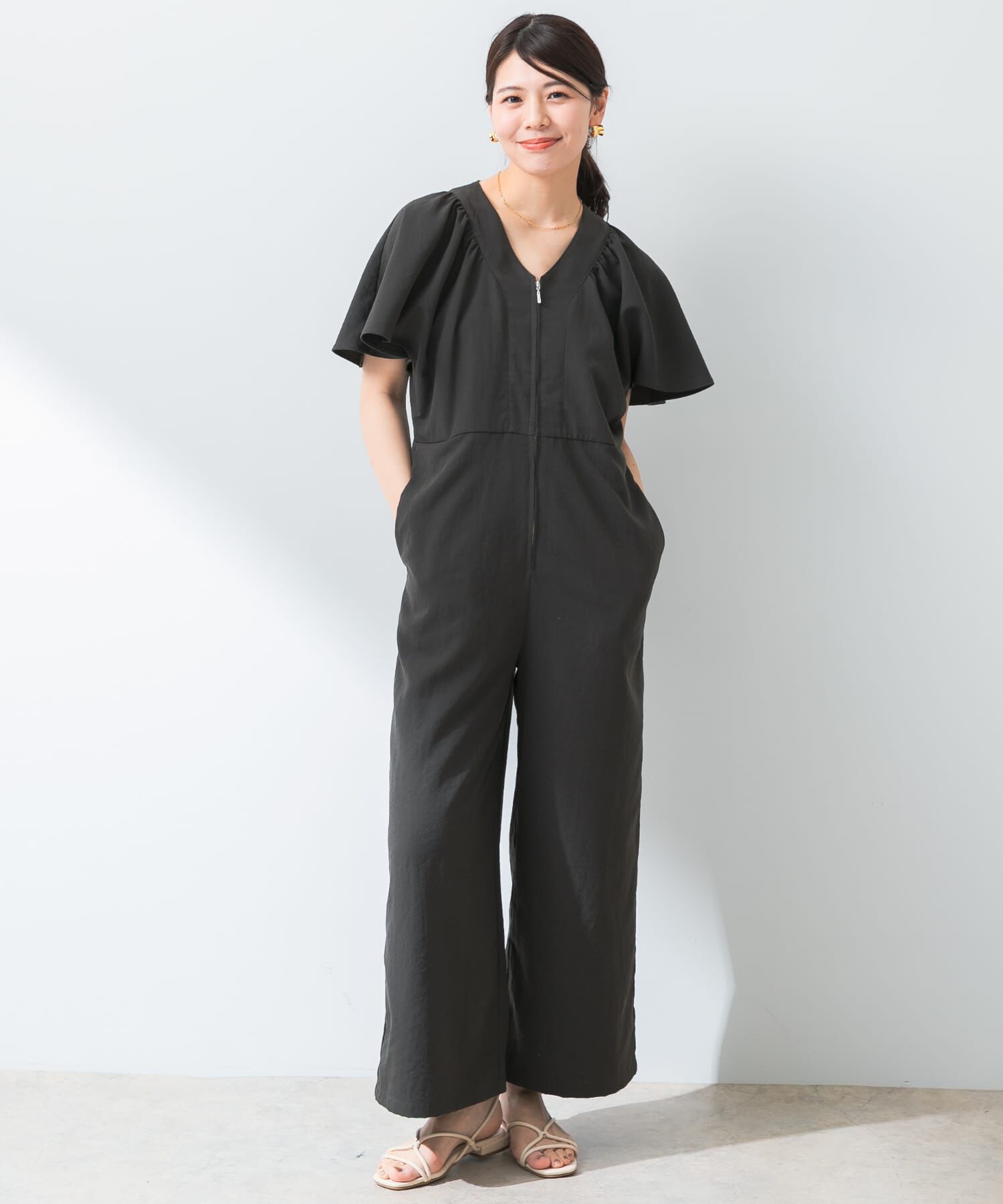 URBAN RESEARCH ROSSO「F by ROSSO　フレアスリーブオールインワン」|スカート|